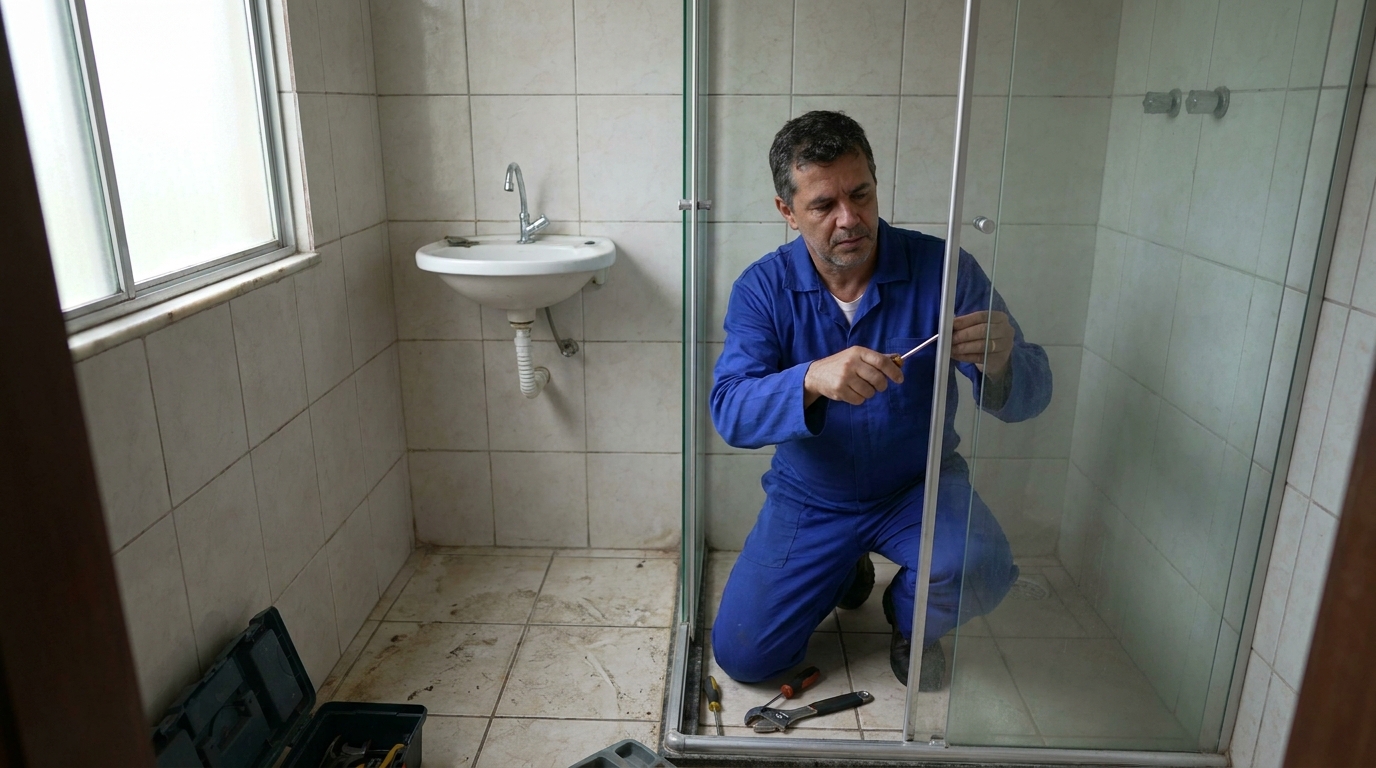 Troca de Roldanas e Trilhos em Lages‑SC